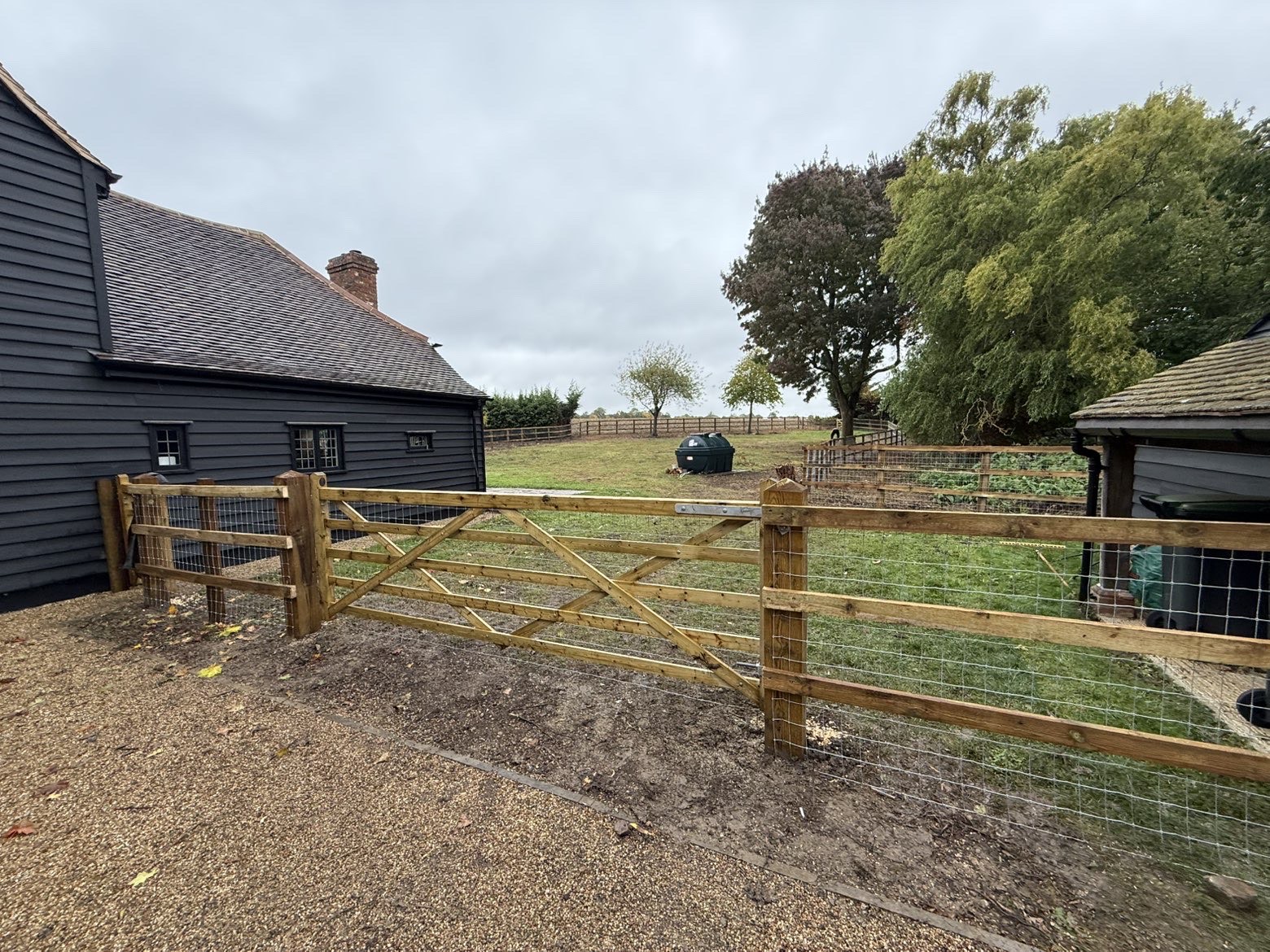 Quality field gate installation in Essex